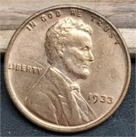 1933 Lincoln Cent, MS63
