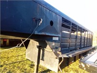 S&H 20' Gooseneck Stock Trailer