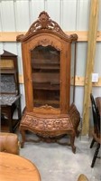 Ornate China Cabinet 79” T 2 Pieces