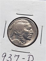 Higher Grade 1936-D Buffalo Nickel