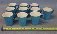 10-Blue Mugs