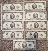 (9) $2 Bill, Series of 1976**