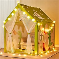 Dinosaur Style Kids Play Tent with Star Lights