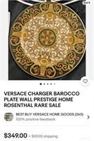 K - ROSENTHAL GERMANY VERSACE PLATE 12"DIA (B42)