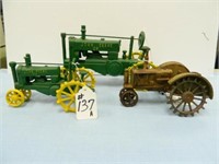 Cast Iron New Style John Deere UP & OF Tractors &