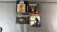 4pc 1977 Star Wars Puzzles & Stamps w/ Book
