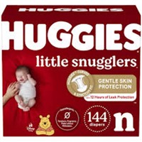 Huggies Little Snugglers Baby Diapers, Size