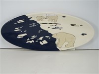 EVNUR TARAN POLAR BEAR SERVING PLATTER