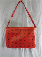 MCM CANDY RED VISTEOS POUCH BAG