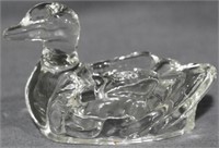 LE Smith Glass Swan Bowl 2x4.5x2