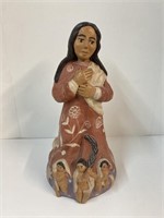 Handcrafted pottery/ religious figurine