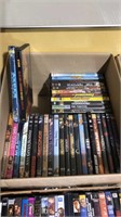 Box lot of 35 DVDs