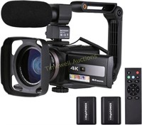 DV Camcorder  4K 60FPS Ultra HD Camera  48MP