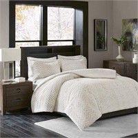 KIng Madison Park Aurora Ivory Comforter Set $90