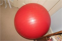 Red Exercise Yoga Ball