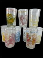 Antique Welch’s,Archie Comics,Warner Bros Glasses