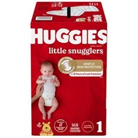 Huggies Little Snugglers Baby Diapers Size 1 168