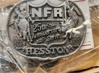 25 - 1983 Hesston Rodeo Belt Buckles