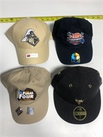 Lot of four BRAND NEW basketball hats
