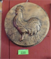 Metal Rooster Wall-Hanging
