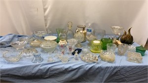 Collection of Vintage Glassware, Homeworx