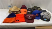 Straw Hats, Stocking Caps and Ball Caps