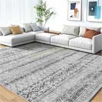 Boho Area Rug 8x10 ft Modern Moroccan Rug