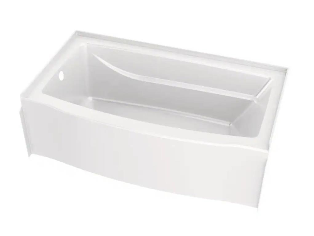 Classic 500 Curve 60 in. x 32 in. Soaking Bathtub