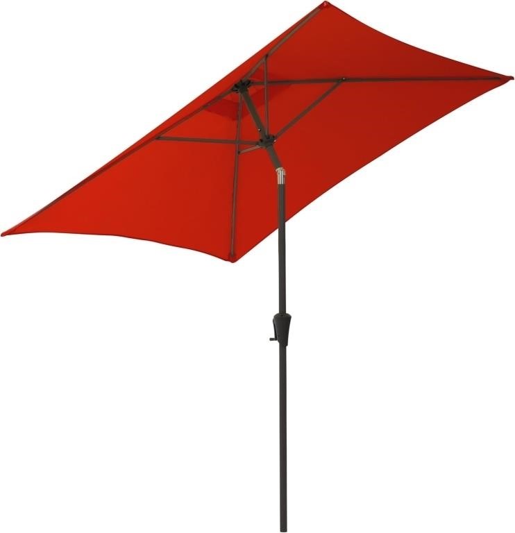 CorLiving PPU-380-U Patio Umbrella, Crimson Red