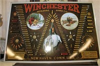 Winchester tin sign