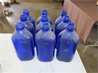 9 Blue Bottles