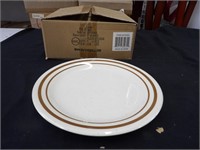 BID X 2: NEW BOX OF 12, 7 1/2" DINNER PLATE