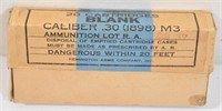 20 Blank Cartridges .30CAL 1898 M3