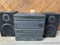 Vintage Hitachi HRD – 201 stereo system