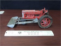 HUBLEY - Tractor w/Front End Loader - Diecast