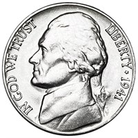1941-D Jefferson Nickel UNCIRCULATED