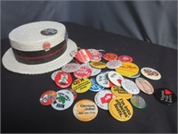 Styrofoam Campaigning Hat & Political /Misc