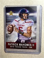PATRICK MAHOMES 2016 TEXAS TECH ROOKIE CARD11