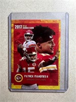 PATRICK MAHOMES 2017 ROOKIE GEMS NFL ROOKIE CARD