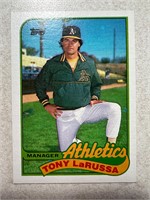 1989 TOPPS HOF TONY LARUSSA CARD