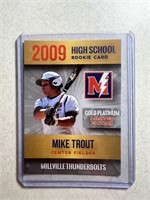 MIKE TROUT 2009 ROOKIE PHENOMS HIGH SCHOOL ROOKI