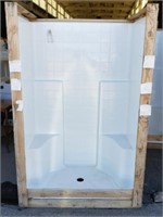 New Fiberglass Shower Unit With Seats