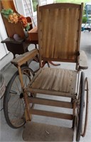 Vintage Wooden Wheelchair