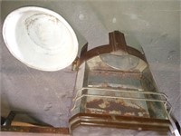 Porcelain bowl and gas heater
