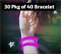 8'' Twister Glowstick Bracelets - Pink  1case