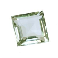 Genuine 5ct Green Square Amethyst