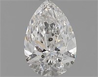 Gia Certified Pear Cut .90ct Si2 Diamond