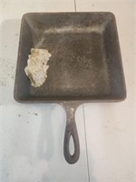 Antique cast iron square pan