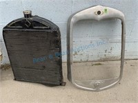 Ford model a radiator and shroud