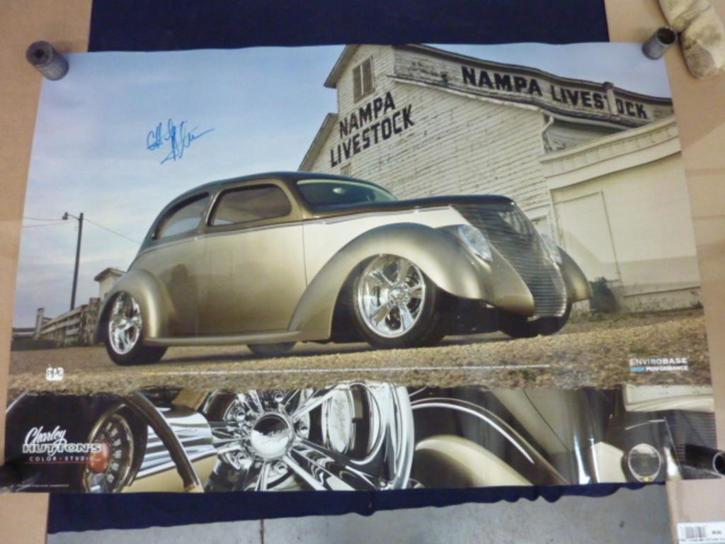 CHARLIE HUTTON SIGNED POSTER